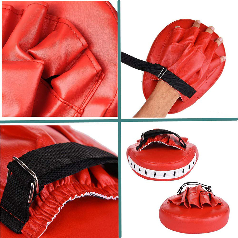2 PCS Kick Boxing Gloves Pad Punch Target Bag