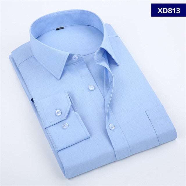 Men's Dress Shirt Solid Color